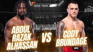 Abdul Razak Alhassan vs Cody Brundage A Spectacular SecondRound Knockout [upl. by Hy]