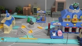 로보카폴리 오토폴리 장난감 Robocar Poli Auto Play Set Toys [upl. by Leksehcey]