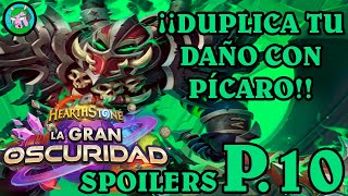 ¡¡TODAS LAS CARTAS DE PÍCARO REVELADAS 🪐 LA GRAN OSCURIDAD🪐🔥HEARTHSTONE NEWS🔥 [upl. by Maude]