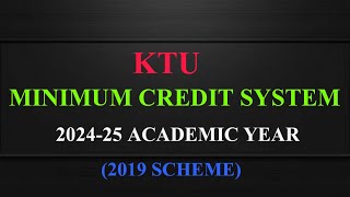 MINIMUM CREDIT SYSTEM 202425 ACADEMIC YEAR  5th ADALAT UPDATES [upl. by Bondie845]