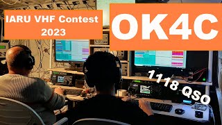 OK4C  IARU region I VHF Contest 2023 73 de OK6RA [upl. by Akerdna413]