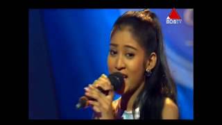 Samanal Haguman Athare  Tharushi Dewmini Sirasa Junior Super Star [upl. by Senoj337]