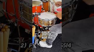 Which snare drum would you pick shorts short snaredrums snare comparison drums headtohead [upl. by Reste]