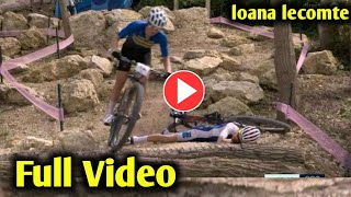 loana lecomte crash  loana lecomte crash video  loana lecomte video  loana lecomte Olympics 2024 [upl. by Ennaer217]