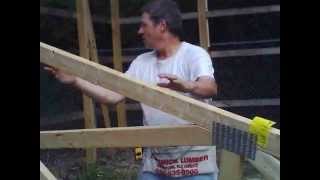 Part II how to install trusses by yourself by Jon [upl. by Norab]