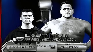 Big Show vs Shane McMahon Last Man Standing Match Backlash 2001  Matches amp Memories  Highlights [upl. by Ecnar]