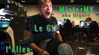 MisterMV Jean Marie se fait lAlien LE GIF au ZEVENT 2022 [upl. by Janifer]