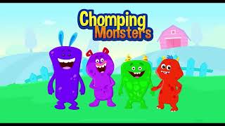 Chomping Monsters  Nursery rhymes  AB Kids  Chomping Monsters  Kids Story [upl. by Nason]