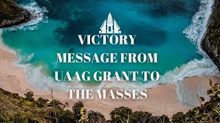 VICTORY MESSAGE FROM UAAG GRANT TO THE MASSES  HODEF  funding disbursement [upl. by Ridglea]