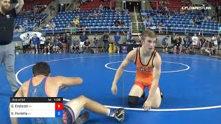 160 Lbs Rnd Of 64 Gunner Endicott Ohio Vs Sabino Portella New Jersey [upl. by Dani]