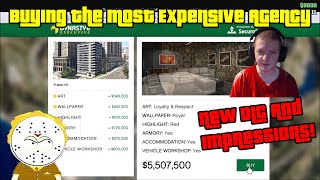 GTA Online New DLC Buying The Most Expensive Agency And Customizing It Breakdown And Thoughts [upl. by Ertemed]