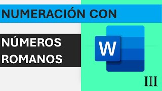 Cómo Enumerar Las Páginas De Un Documento De Word Con Números Romanos Poner Números Romanos En Word [upl. by Rhtaeh]