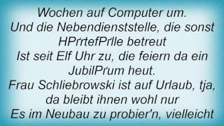 Reinhard Mey  Antrag Auf Erteilung Eines Antragformulars Lyrics [upl. by Stringer]