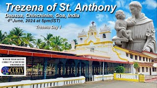 Trezena of St Anthony Day 2  5th June 2024  Deusua Chinchinim  Goa [upl. by Julee]