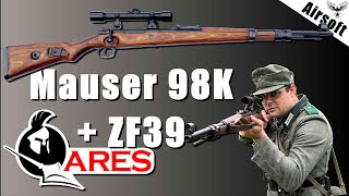 🔫 Mauser 98k  ZF39 ARES  Présentation de réplique dairsoft WW2 [upl. by Baseler9]