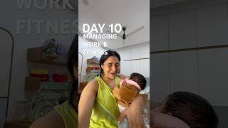 How I Manage fitness after Baby minivlog pregnant [upl. by Ardussi]