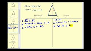 Proof The Isosceles Triangle Theorem [upl. by Bills]