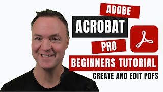 How to use Adobe Acrobat Pro  Beginners Tutorial [upl. by Hainahpez15]