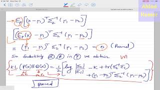 Deep Learning 20 2 Variational AutoEncoder  Explaining KL KullbackLeibler Divergence [upl. by Gibbs]