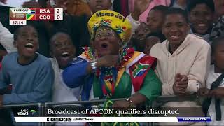 AFCON Qualifiers  SABC will no longer broadcast remaining matches scheduled for October 11 [upl. by Nosreve]