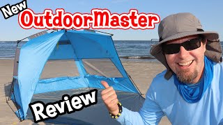 OutdoorMaster XL Beach Tent Review Beach Shade Size Comparison [upl. by Odlavso101]