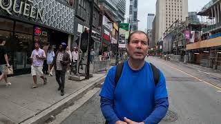 YONGE STREET CLOSED FOR CARS TORONTO 🇨🇦 CANADA June 29 2024 [upl. by Adolpho]