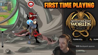 I Played AQW Infinity For The FIRST TIME [upl. by Conte865]