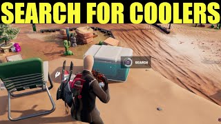 search coolers or ice machines  Fortnite ALL Cooler amp ice Machine Locations [upl. by Lesslie]