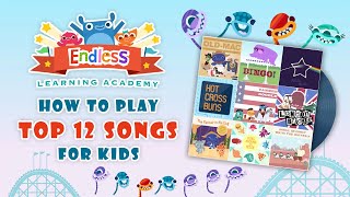 Endless Music Activity  Learn How to Play TOP 12 Songs for Kids  Originator Games [upl. by Sergio251]