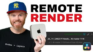 Export Timeline  Continue Editing w Remote Rendering in Resolve [upl. by Ymaral]