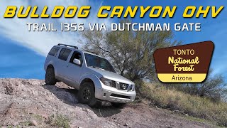 Trail 1356  Bulldog Canyon OHV  Tonto National Forest  4K [upl. by Kronfeld]