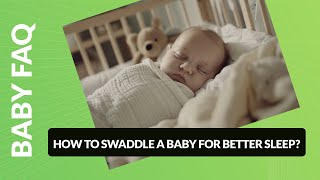 How to swaddle a baby for better sleep [upl. by Garate]