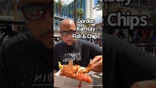 Gordon Ramsay Fish amp Chips in Vegas shortstravel shorts shortsfood [upl. by Augustin]