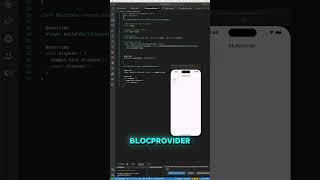 widget BlocProvider gérer des composants ou bloc pour séparé logique de UI flutter tutorial code [upl. by Primrose95]