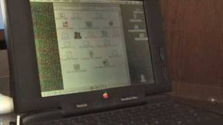 Old Apple Laptop PowerBook 5300cs Old Video  Archived [upl. by Soisinoid]