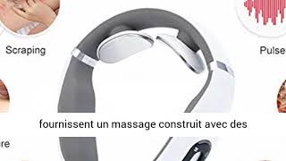 Masseur Cervical Appareil de Massage Électrique Masseur de nuque portable Massage par Impulsions [upl. by Anielram824]