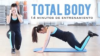 TOTAL BODY TONIFICA TU CUERPO  Ideal para principiantes 14 minutos [upl. by Lehar]