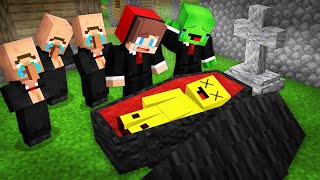 Banana Kid Faked His DEATH To Prank Mikey and JJ in Minecraft Maizen [upl. by Isaacson676]