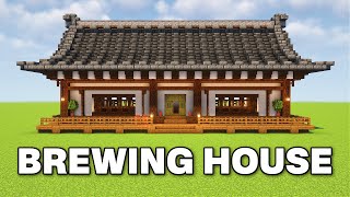 How To Build A Brewing House  Minecraft Tutorial [upl. by Oidgime695]