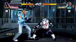 Tekken 7  Jin Kazama vs Steve Fox GCorp Helipad Night [upl. by Sigfried]