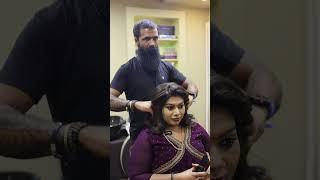 haircut haircolour Manis family salon amp makeover studio Trivandrum More details Contact 7994789500 [upl. by Willow735]