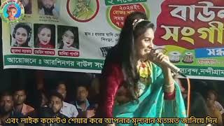 প্রেম করিয়া মন ভাঙ্গিলেজুলেখা সরকার।Prem Koriya Mon VangileJulekha Sarkar [upl. by Ergener433]