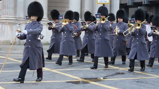 Honourable Artillery Company March Back To Barracks  Lord Mayors show 2022 [upl. by Novoj393]