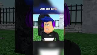 The father could not devote more time to his child😢  roblox animation [upl. by Paolo590]