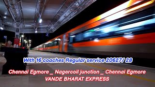 New VANDE BHARAT EXPRESS Nagercoil Junction service starts aug 31 [upl. by Keenan]