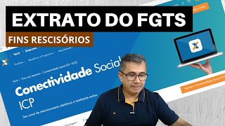 SALDO e EXTRATO DO FGTS PARA FINS RESCISÓRIOS  Veja como obter [upl. by Nnyltak]