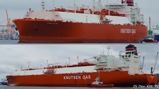 TRAIANO KNUTSEN LNG Tanker in Klaipeda Port [upl. by Salman676]