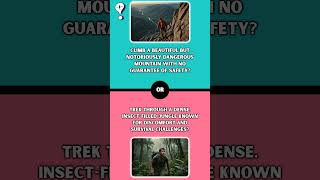 Would you rather travel edition wouldyourrather wouldyouratherdo [upl. by Romanas]