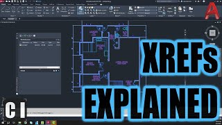 AutoCAD XREFs Explained External Reference Tutorial amp MustKnow Tips [upl. by Yma]