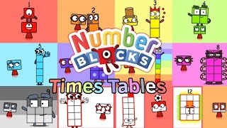 Numberblocks Times Tables 2024 version [upl. by Murdoch]